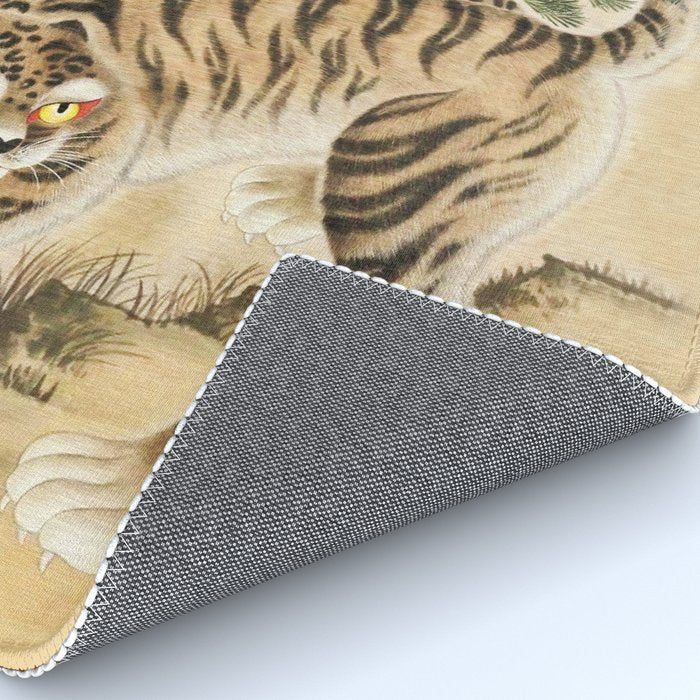 Vintage Minhwa Tiger Under Pine Tree Rug Gallery Image 4