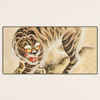 Vintage Minhwa Tiger Under Pine Tree Desk Mat Gallery Image 3
