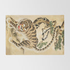 Vintage Minhwa Tiger Under Pine Tree Rug Gallery Image 2