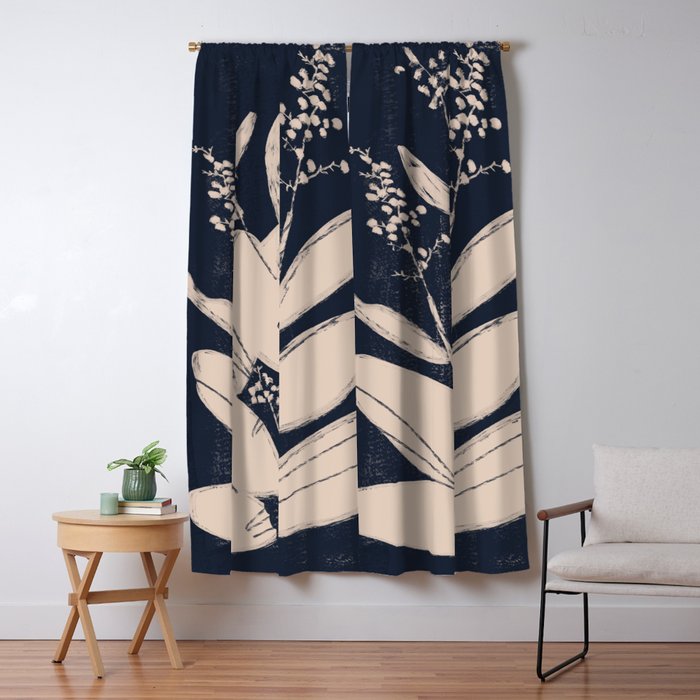 minimal plant 20 Window Curtain Gallery Image 5