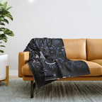 Moonlight Owl Throw Blanket Gallery Image 1