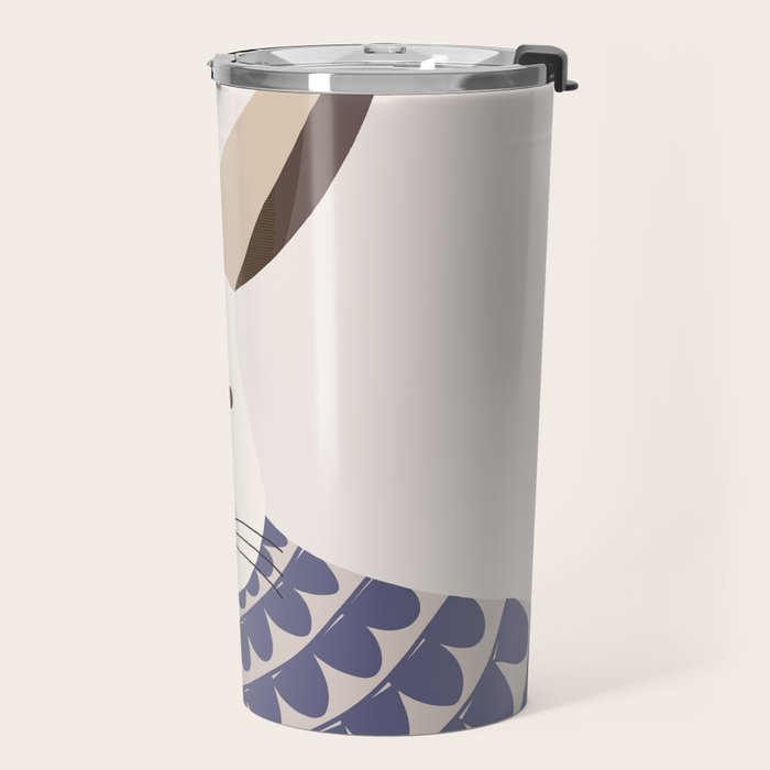 Whimsical European Hare Travel Mug Gallery Image 2