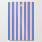 Simple Stripes Pattern - Blue Pink Cutting Board Gallery Image 1