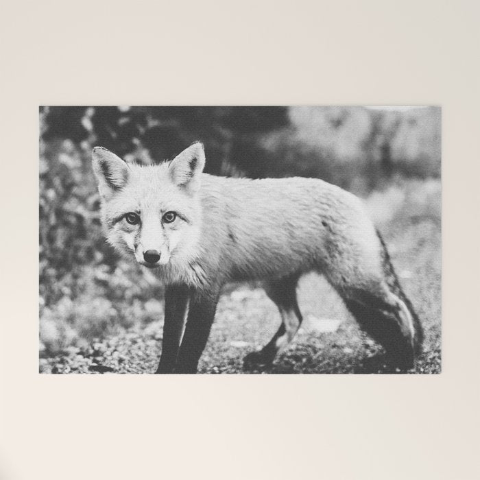 CURIOUS FOX III Welcome Mat Gallery Image 1