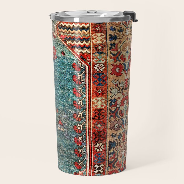 Kurdish East Anatolian Niche Rug Print Travel Mug Gallery Image 2