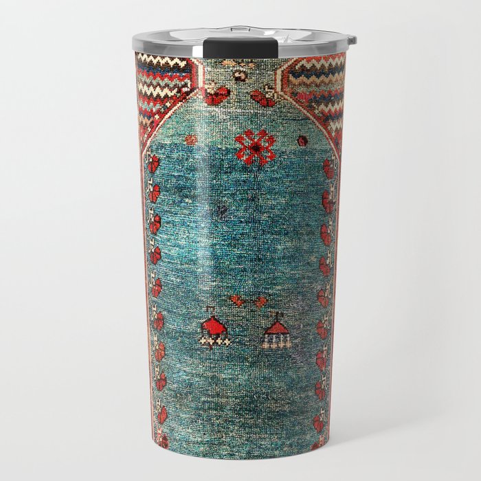 Kurdish East Anatolian Niche Rug Print Travel Mug Gallery Image 1