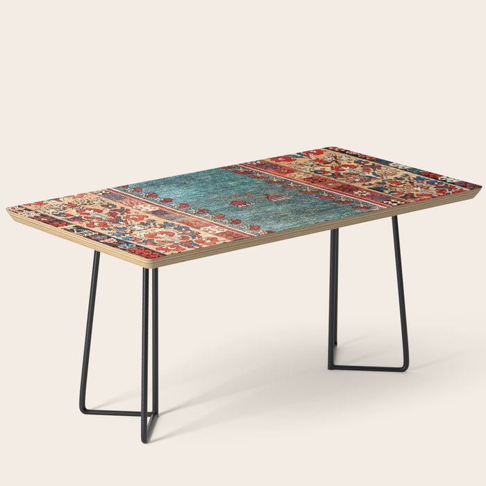 Kurdish East Anatolian Niche Rug Print Coffee Table Gallery Image 1