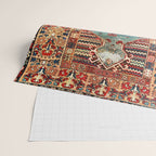 Kurdish East Anatolian Niche Rug Print Wrapping Paper Gallery Image 2