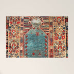 Kurdish East Anatolian Niche Rug Print Welcome Mat Gallery Image 1