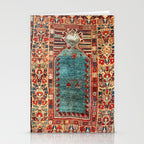 Kurdish East Anatolian Niche Rug Print Stationery Card Gallery Image 2