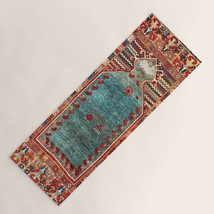 Kurdish East Anatolian Niche Rug Print Yoga Mat Gallery Image 1