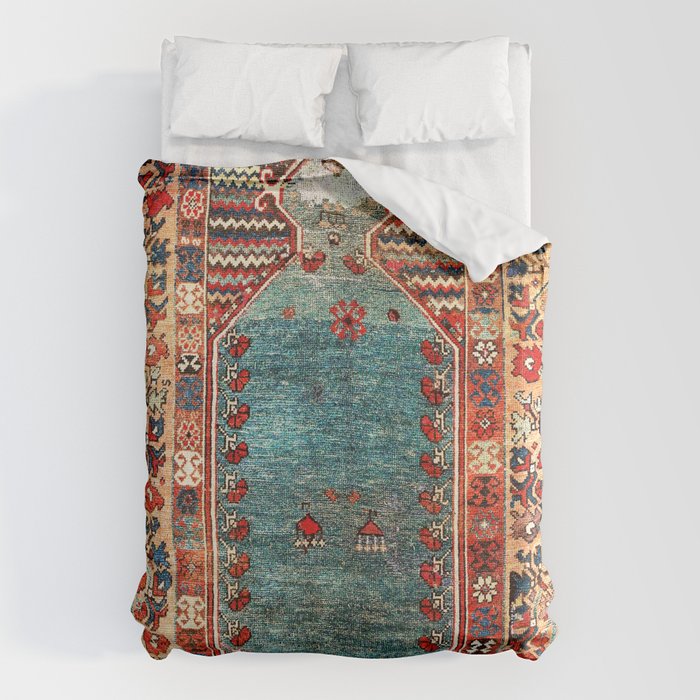 Kurdish East Anatolian Niche Rug Print Duvet Cover Gallery Image 1
