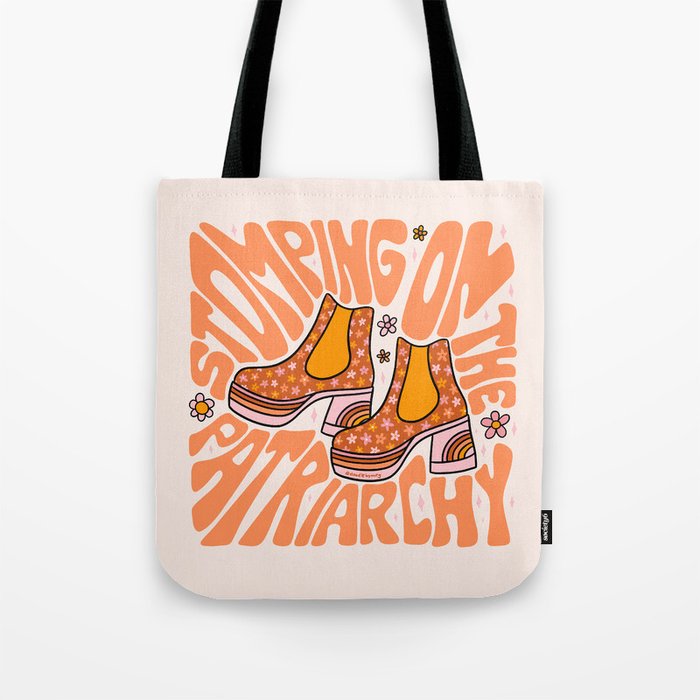Stomping On The Patriarchy Tote Bag Gallery Image 1