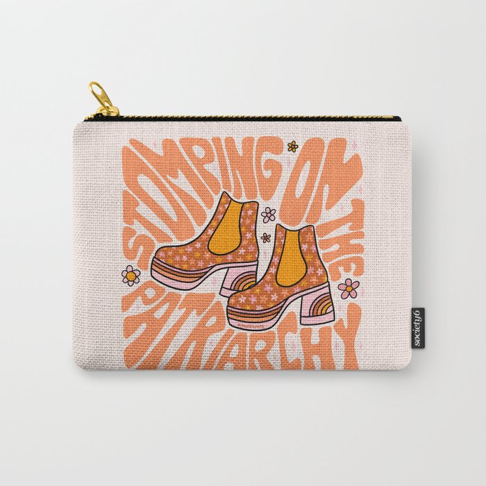 Stomping On The Patriarchy Carry All Pouch Gallery Image 1