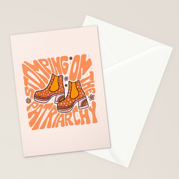 Stomping On The Patriarchy Stationery Card Gallery Image 2