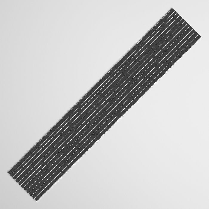 Lines II (Dark Gray) Table Runner Gallery Image 3