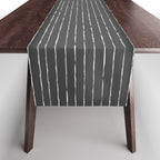 Lines II (Dark Gray) Table Runner Gallery Image 1