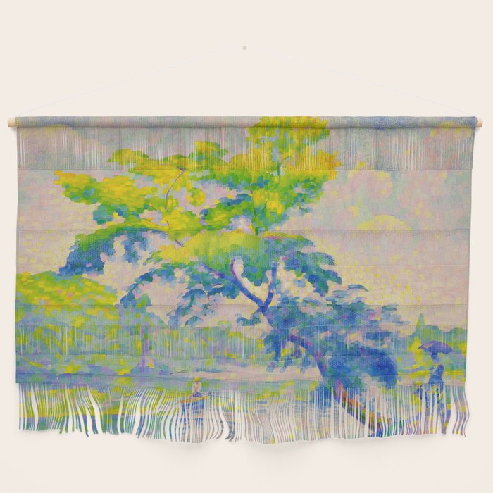 Bending Tree 1905 Henri-Edmond Cross Neo-Impressionism Pointillism Oil Painting Wall Hanging Gallery Image 1