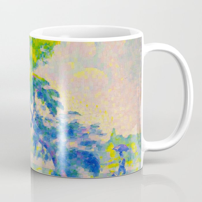 Bending Tree 1905 Henri-Edmond Cross Neo-Impressionism Pointillism Oil Painting Coffee Mug Gallery Image 1