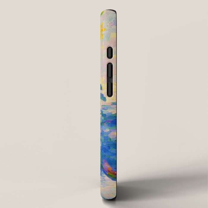 Bending Tree 1905 Henri-Edmond Cross Neo-Impressionism Pointillism Oil Painting iPhone Case Gallery Image 2