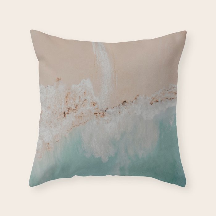 seashore iv - bali indonesia Throw Pillow Gallery Image 1