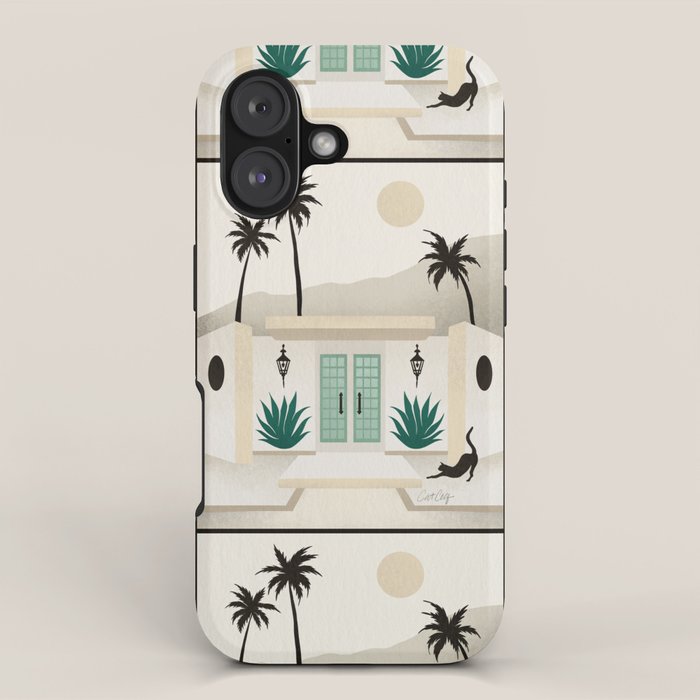 Palm Springs Home - Mint & Cream iPhone Case Gallery Image 1