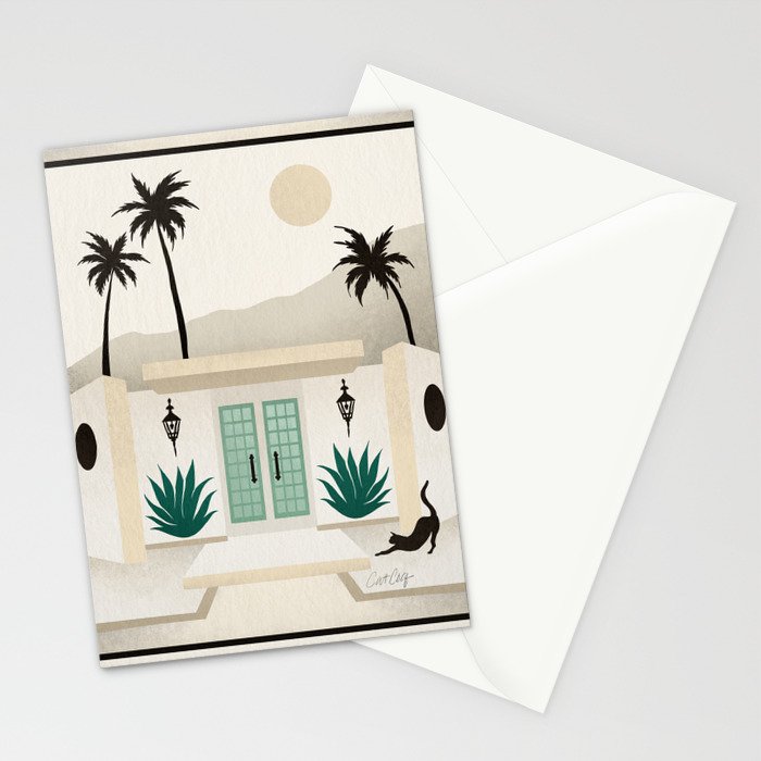 Palm Springs Home - Mint & Cream Stationery Card Gallery Image 2