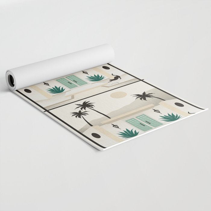 Palm Springs Home - Mint & Cream Yoga Mat Gallery Image 2