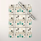 Palm Springs Home - Mint & Cream Wrapping Paper Gallery Image 1