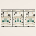 Palm Springs Home - Mint & Cream Desk Mat Gallery Image 3