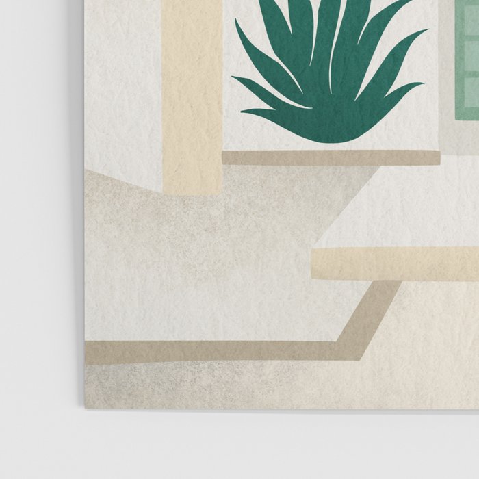 Palm Springs Home - Mint & Cream Poster Gallery Image 3