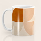 abstract retro shapes earthy 5 Coffee Mug Gallery Image 3
