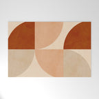 abstract retro shapes earthy 5 Welcome Mat Gallery Image 1