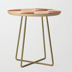 abstract retro shapes earthy 5 Side Table Gallery Image 1
