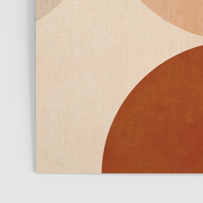 abstract retro shapes earthy 5 Poster Gallery Image 3