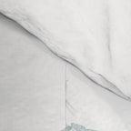 Forest green teal blue watercolor hand painted landscape Comforter Gallery Image 4