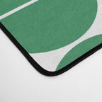Mid Century Modern Geometric 04 Green Desk Mat Gallery Image 4