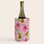 Tigers & Tiger Lilies - Pink & Yellow Wine Chiller Gallery Image 3