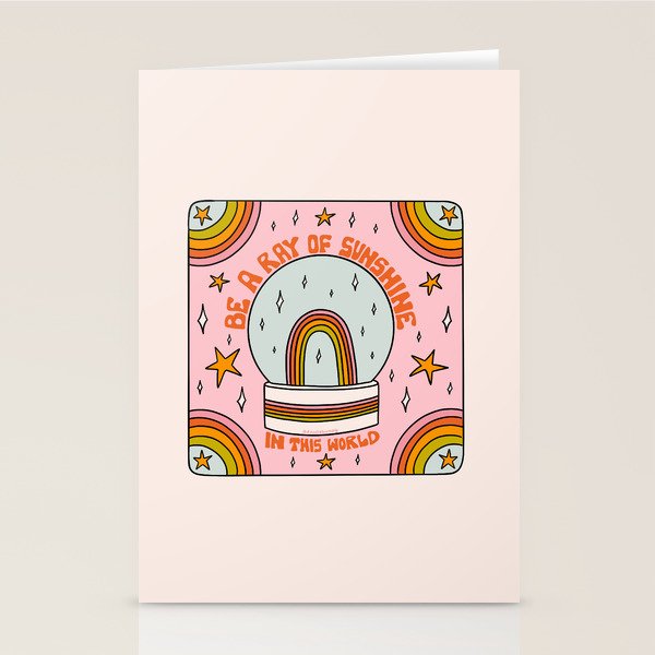 Be A Ray of Sunshine Stationery Card Gallery Image 1