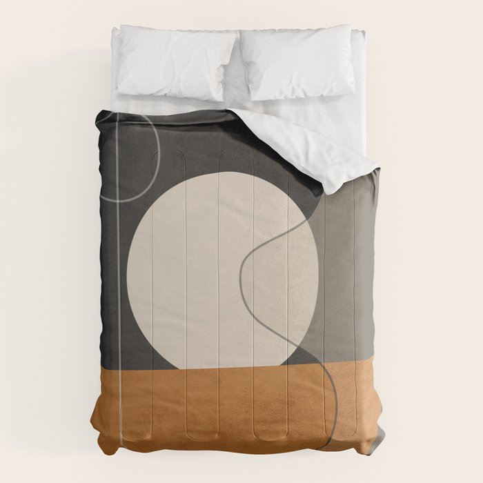 Abstract Minimal Shapes 129 Comforter Gallery Image 1
