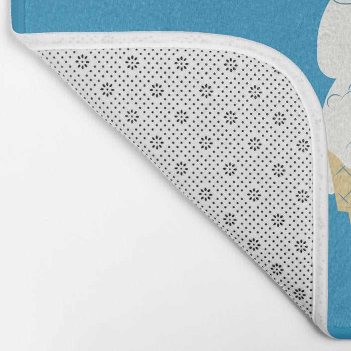 Polar Bear Ice Cream Bath Mat Gallery Image 2