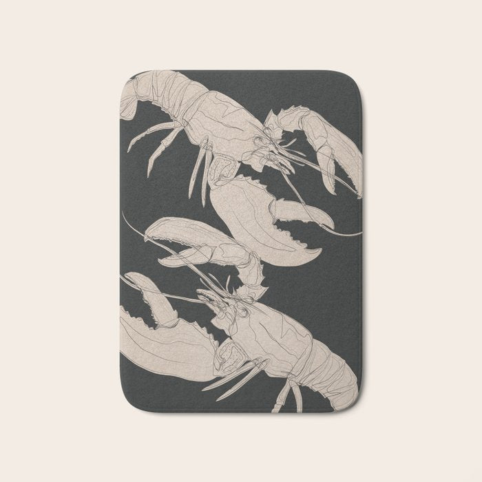Lobsters 1 Bath Mat Gallery Image 1