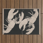 Lobsters 1 Outdoor Rug Gallery Image 1