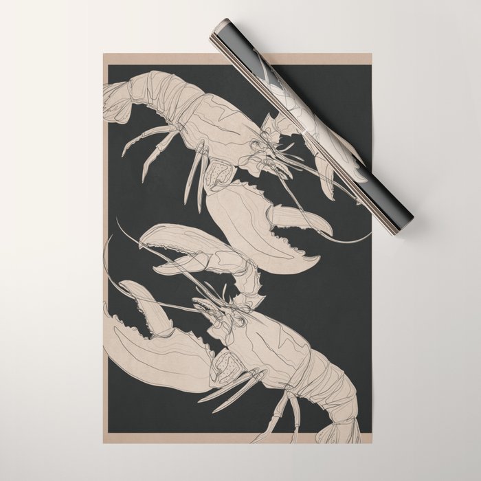 Lobsters 1 Wrapping Paper Gallery Image 1