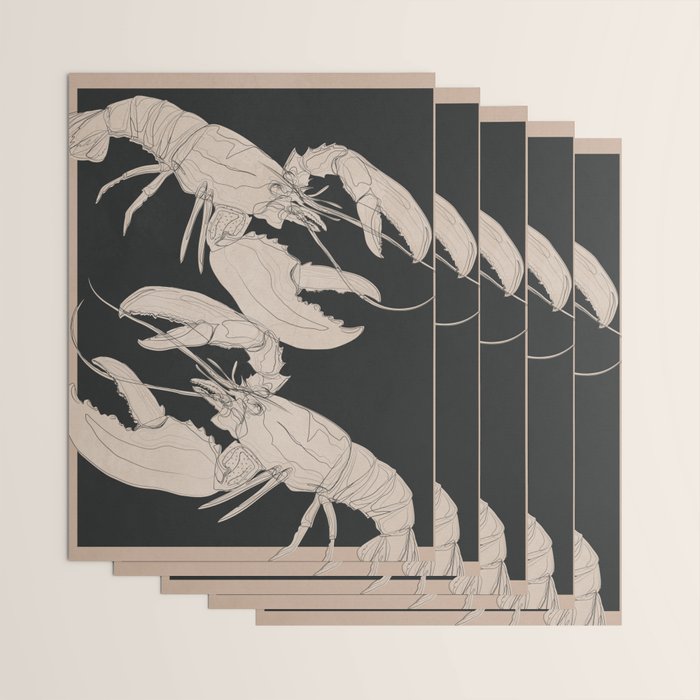 Lobsters 1 Wrapping Paper Gallery Image 3