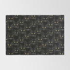 Black Cat Portraits Rug Gallery Image 2
