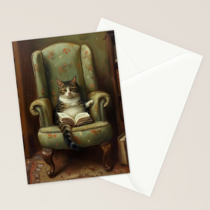 Hardcore Bookworm III Stationery Card Gallery Image 2