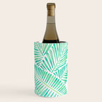 Tropical Banana Leaves - Mint Palette Wine Chiller Gallery Image 1