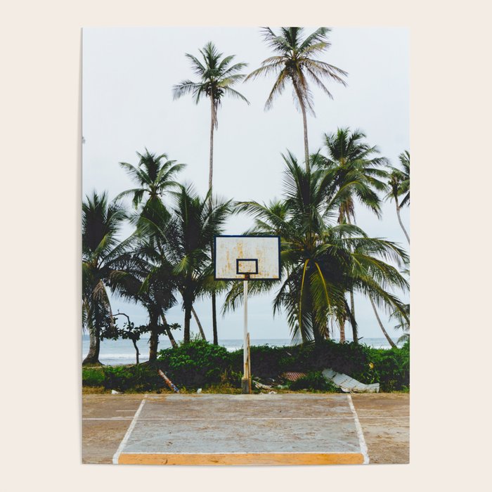 Basketball on Isla Bastimento, Bocas del Toro, Panama Poster Gallery Image 1