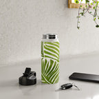 Summer Fern Simple Modern Watercolor Water Bottle Gallery Image 5